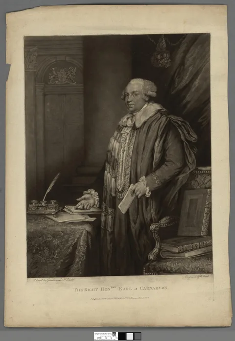 William Ward, The Right Honble. Earl of Carnarvon