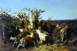 Giuseppe Palizzi, Goats in a vineyard