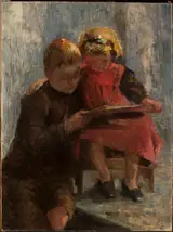 Julius Scholtz, Study of two children