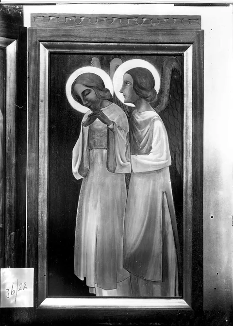 Joan Collette, Photograph of a painting of angels