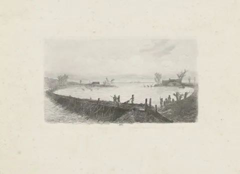 Mari ten Kate, Watersnoodramp 1855