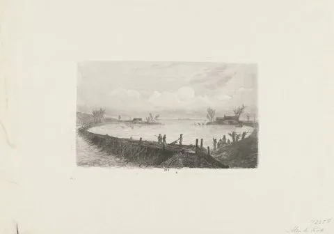 Mari ten Kate, Beringing van de doorbraak te Speet, 1855