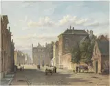 Marinus van Raden, De Gedempte Burgwal te 's-Gravenhage
