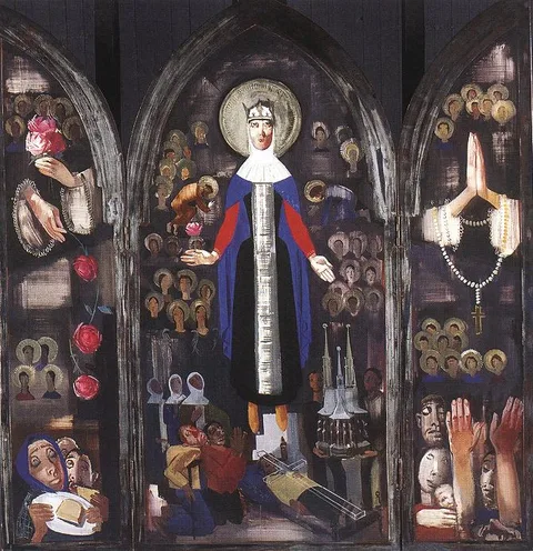 Vilmos Aba-Novák, Saint Elisabeth of Hungary