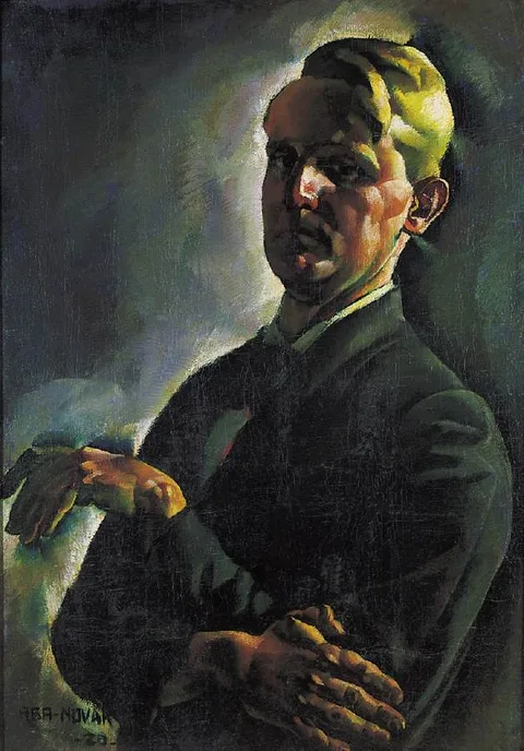 Vilmos Aba-Novák, Selbstporträt