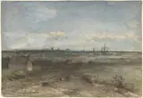 J.H. Weissenbruch, View of Haarlem from the Dunes