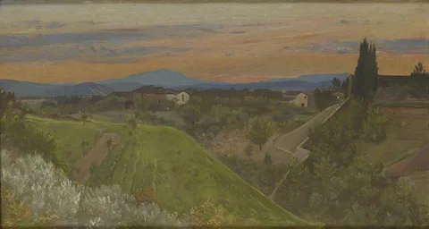 Giovanni Costa, View of Monte Amiata, Tuscany