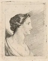 Johann Heinrich Schönfeld, Bust of a Woman