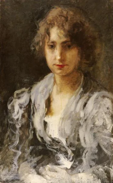 Mosè Bianchi, Portrait of Simonetta Galimberti