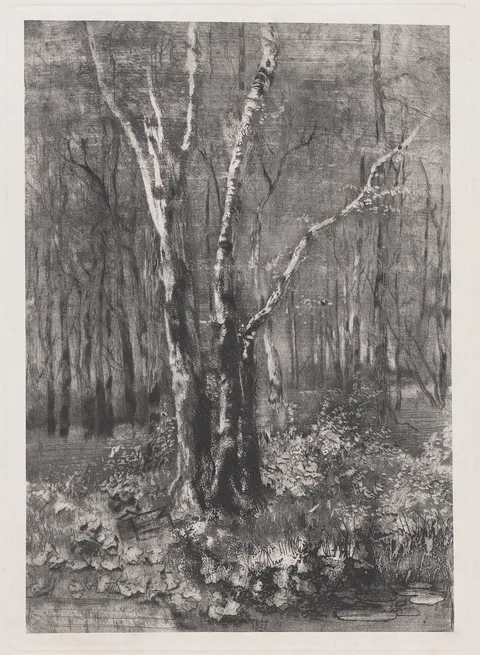 Mosè Bianchi, Woods in the Park near Monza