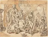 Johann Eleazar Zeissig, The Happy Family with Children Playing