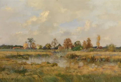 Pierre Emmanuel Damoye, Landscape near Amiens