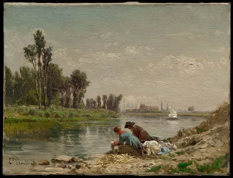 Émile Lambinet, Washerwomen