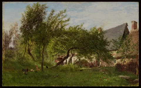 Émile Lambinet, Farmyard