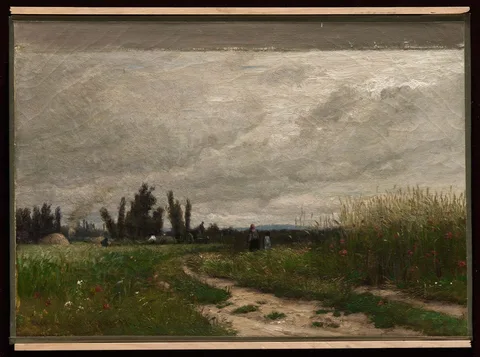 Émile Lambinet, Road through the Fields