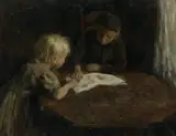 Jacob Simon Hendrik Kever, Children with a Picture-book