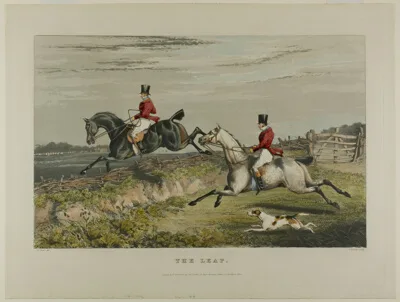 Charles Bentley, The Leap, from the series Fox Hunting