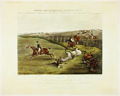 Charles Bentley, A Rich Scene, from Grand Leicestershire Steeplechase