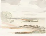 Cornelius Varley, An Extensive View in Shropshire