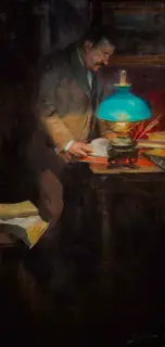 Lluís Graner, Portrait of the Art Critic and Writer Raimon Casellas