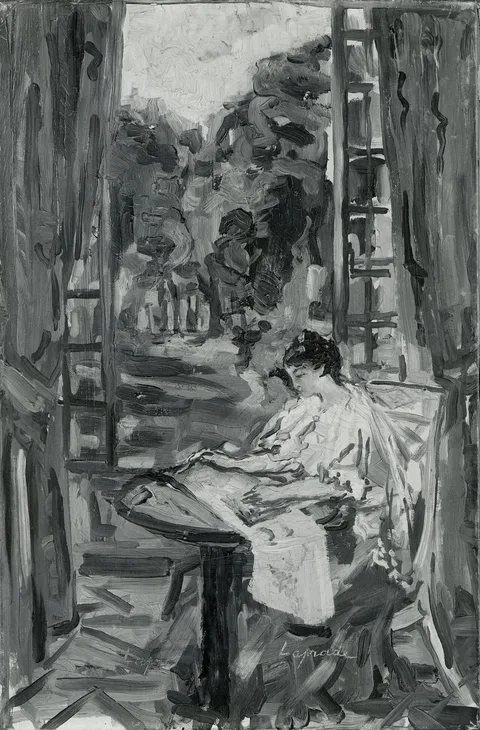 Pierre Laprade, Woman Sewing