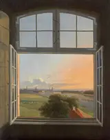 Traugott Faber, View of Dresden