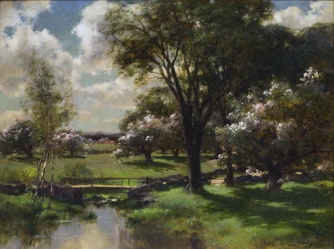 John Appleton Brown, Bridge in Late Spring