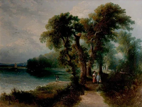 Henry Dawson, Nottingham from Wilford Grove