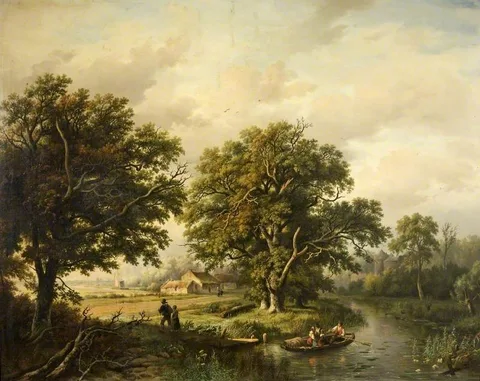 Willem Bodemann, Wooded Landscape