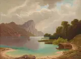 Anton Pick, View of the Mondsee