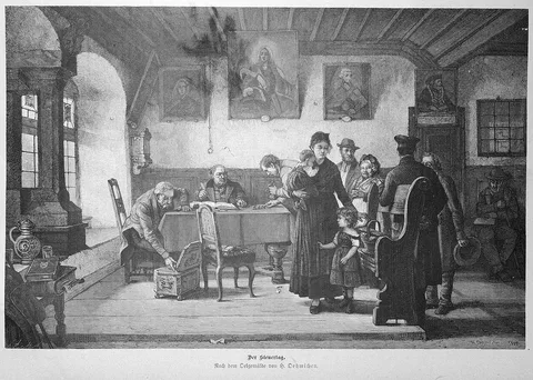 Hugo Oehmichen, The tax payday