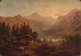 Georg Engelhardt, Old Mill in the Alps