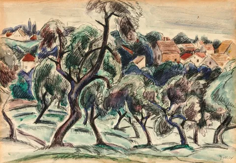 Bernard Gussow, French Landscape