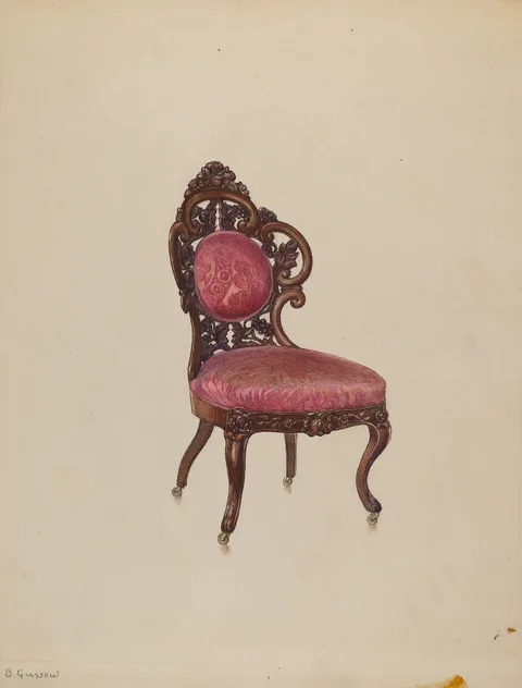 Bernard Gussow, Side Chair (one of four)