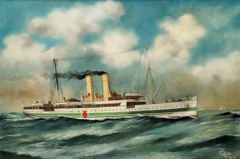 Alfred Jensen, HMHS ''St Denis''