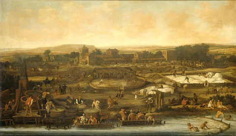 Pieter Molijn, Wool Making