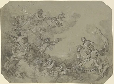Charles Chaplin, Study for a ceiling