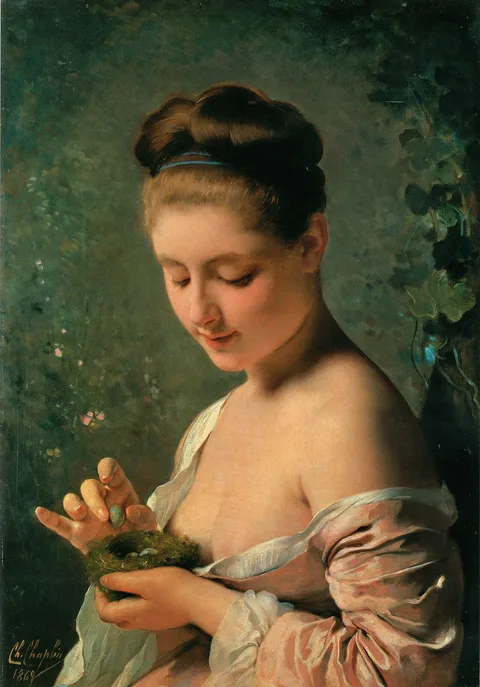 Charles Chaplin, Girl with a Nest