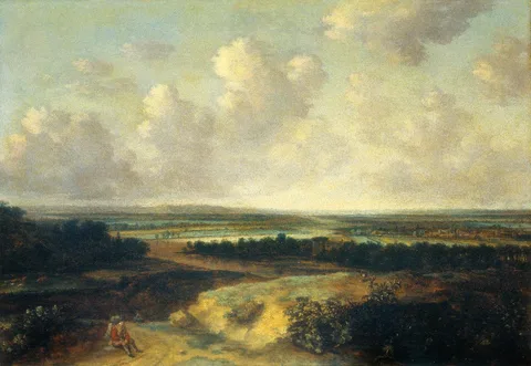 Philips Koninck, Landscape with Resting Traveller