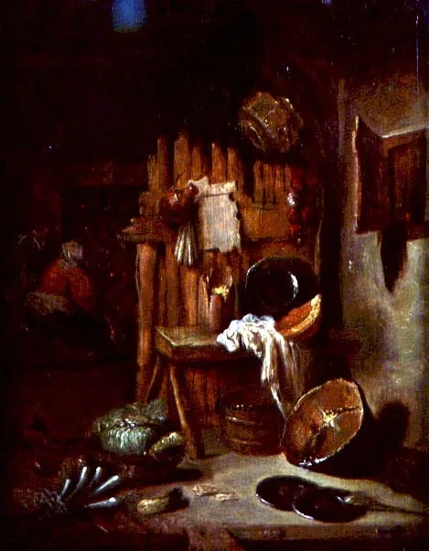 Willem Kalf, Peasant interior