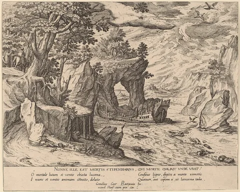 Cornelis Cort, After the Shipwreck
