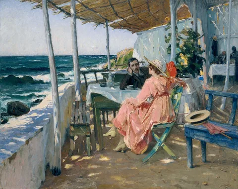 José Malhoa, À Beira-mar