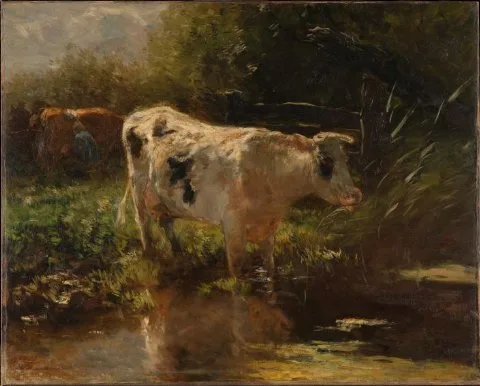 Willem Maris, Cow beside a Ditch