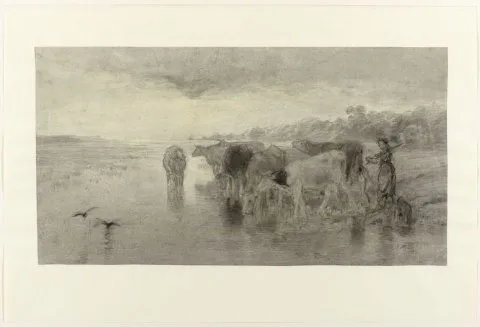 Willem Maris, Zonsondergang