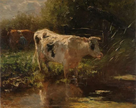 Willem Maris, Cow beside a Ditch