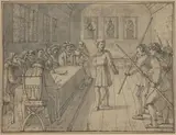 Franz Pforr, Scene from Act IV from Goethe's "Gotz von Berlichingen"