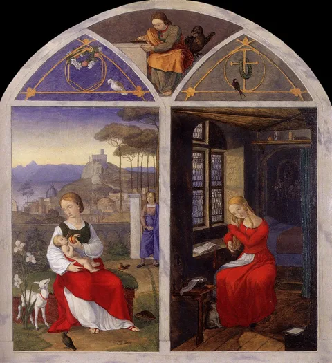 Franz Pforr, Sulamith and Mary