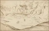 Joris Hoefnagel, Forum Vulcani: The Hot Springs at Pozzuoli
