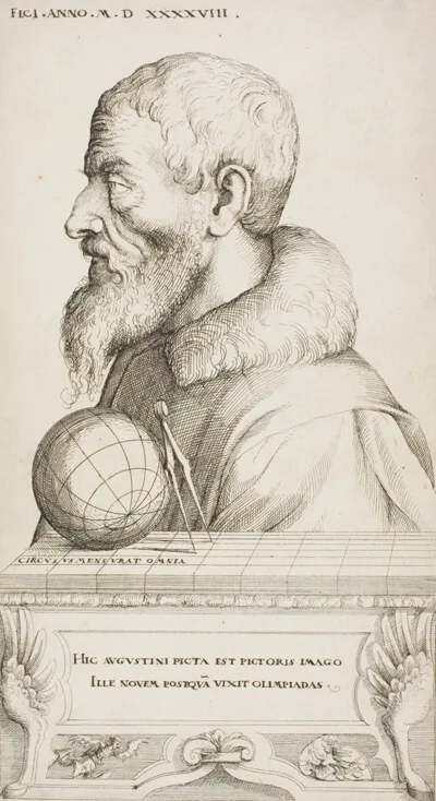 Augustin Hirschvogel, Self-Portrait