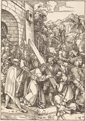 Hans Leonhard Schäufelein, Christ Bearing the Cross